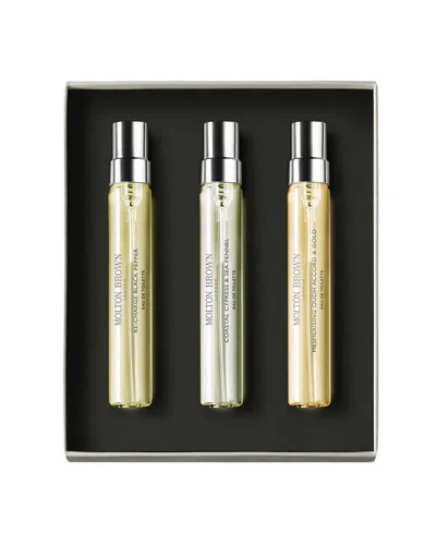 Molton Brown London Unisex Woody & Aromatic Fragrance Discovery Set In Multi