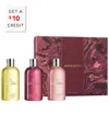 Molton Brown London Women's 3 X 10oz Floral & Spicy Body Care Gift Set With $10 Credit