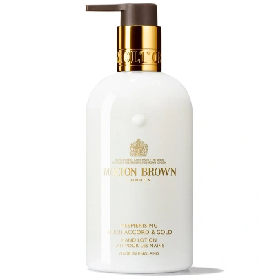 Molton Brown Mesmerising Oudh Accord And Gold Hand Lotion 300ml In White