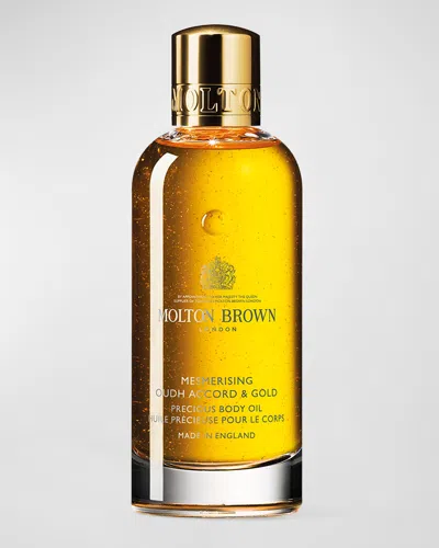 Molton Brown Mesmerizing Oudh Accord And Gold Precious Body Oil, 3.3 Oz. In White