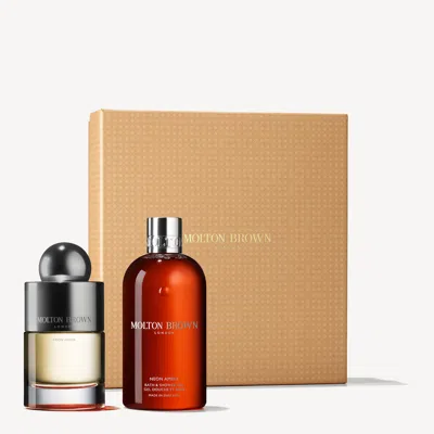 Molton Brown Neon Amber Eau De Toilette Gift Set In Transparent