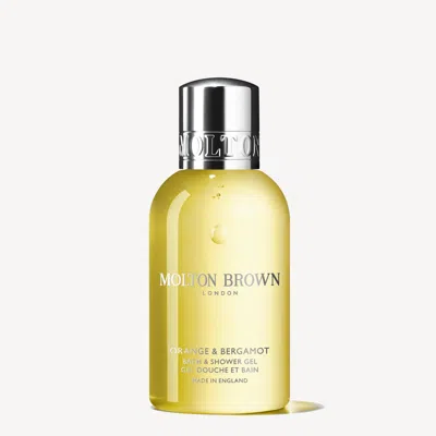 Molton Brown Orange & Bergamot Bath & Shower Gel 3.4fl. Oz. In Yellow