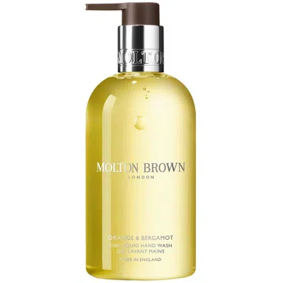 Molton Brown Orange & Bergamot Fine Liquid Hand Wash 300ml In Transparent