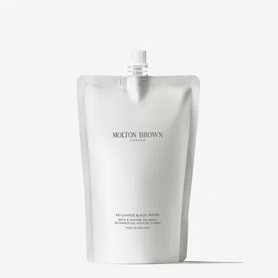Molton Brown Re-charge Black Pepper Bath & Shower Gel Refill 13.5fl. Oz. In Transparent