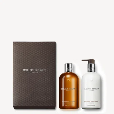 Molton Brown Re-charge Black Pepper Body Care Gift Set In Transparent