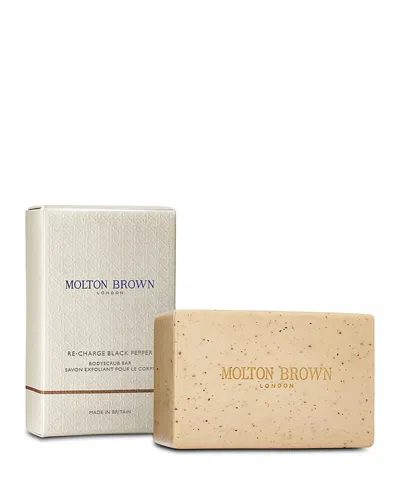 Molton Brown Re-charge Black Pepper Bodyscrub Bar 8.8 Oz. In Transparent
