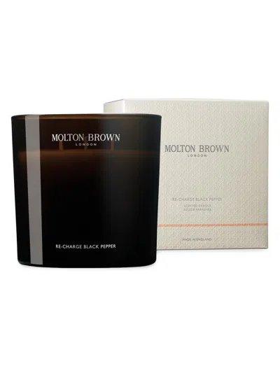 Molton Brown Re-charge Black Pepper Triple-wick Candle In Brown