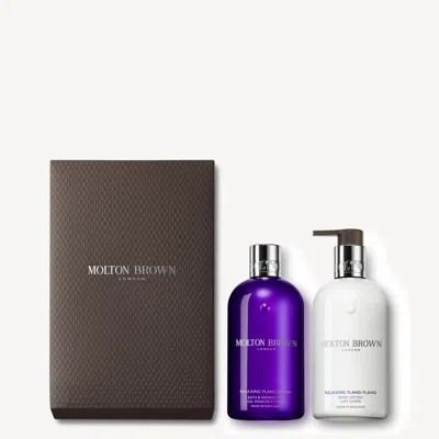 Molton Brown Relaxing Ylang-ylang Body Wash & Lotion Gift Set In Transparent