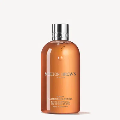 Molton Brown Sunlit Clementine & Vetiver Bath & Shower Gel 10fl. Oz. In Transparent