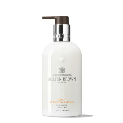 Molton Brown Sunlit Clementine And Vetiver Body Lotion 300ml In White