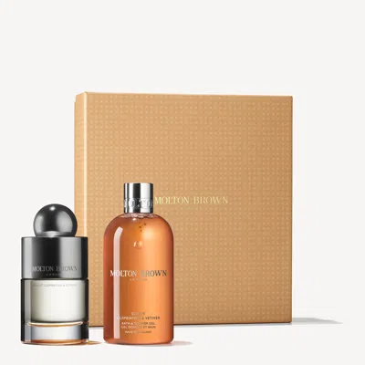 Molton Brown Sunlit Clementine & Vetiver Eau De Toilette Gift Set In Transparent