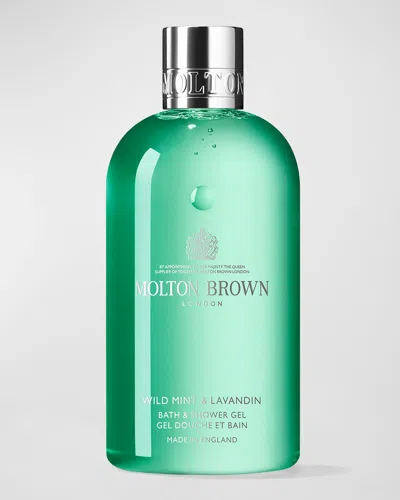 Molton Brown Wild Mint And Lavandin Bath And Shower Gel, 10 Oz. In White