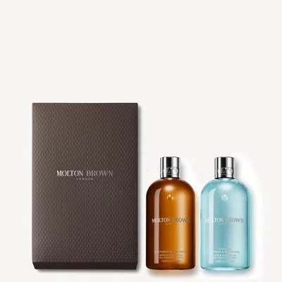 Woody & Fresh Body Care Duo Gift Set In Transparent from Molton Brown