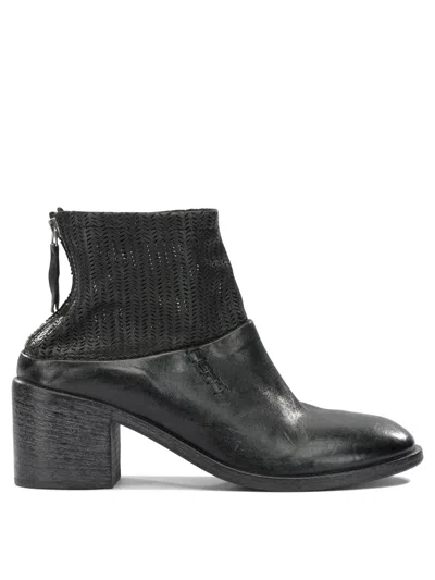 Moma 70mm Zippered Ankle Boots In Black