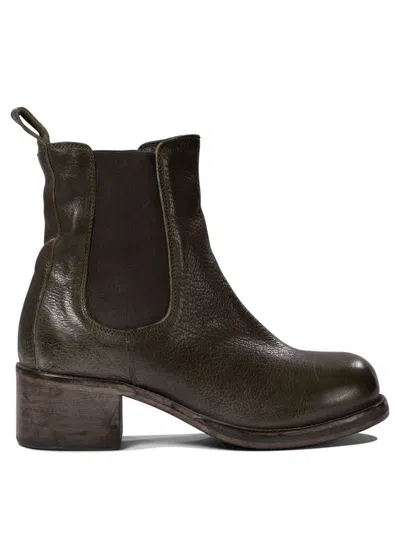 Moma 50mm Leather Chelsea Boots In Brown