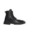 Moma Arizona Raw' Leather Boots In Black