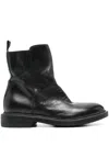 Moma Bristol Ankle Boots Black In Black