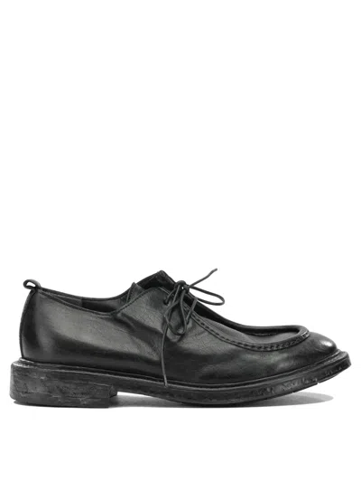 Moma "bristol" Lace-up Loafers In Black