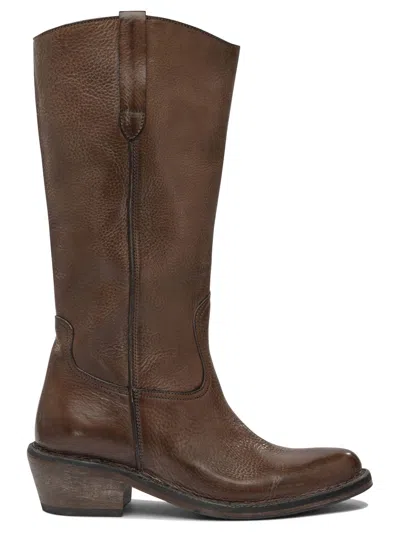 Moma "dallas 50mm" Boots In Brown