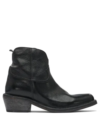Moma "dallas 50mm" Cowboy Boots In Black