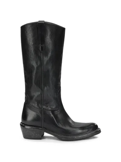 Moma Dallas Knee-high Boots In Black