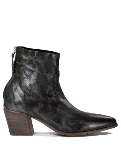 Moma Faber Ankle Boots Black