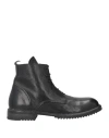 Moma Ideal Block Man Ankle Boots Black Size 7 Leather