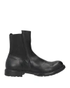 Moma Ideal Block Man Ankle Boots Black Size 9 Leather In Black