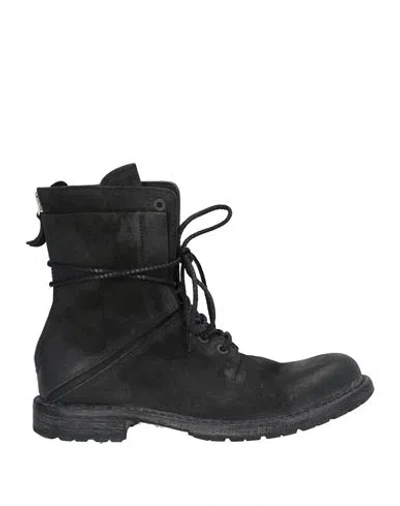 Moma Ideal Block Man Ankle Boots Black Size 9 Leather