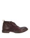 Moma Ideal Block Man Ankle Boots Dark Brown Size 9 Leather