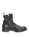Moma Ideal Block Woman Ankle Boots Black Size 8 Leather In Black