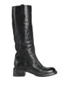 Moma Ideal Block Woman Boot Black Size 8 Leather In Black