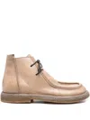 Moma Lace-up Ankle Boots In Neutral