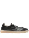Moma Leather Sneakers In Black