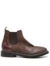 Moma Logo-tag Boots In Brown