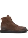 Moma Logo-tag Boots In Brown