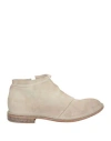 Moma Man Ankle Boots Beige Size 9 Leather In Beige