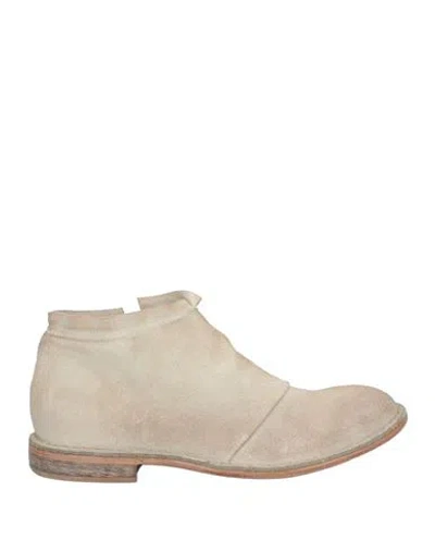 Moma Man Ankle Boots Beige Size 9 Leather