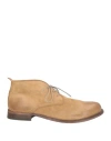 Moma Man Ankle Boots Beige Size 9 Leather In Brown