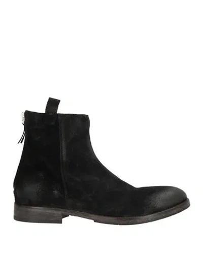 Moma Man Ankle Boots Black Size 10 Leather