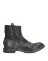 Moma Man Ankle Boots Black Size 10 Leather, Technical Fibers