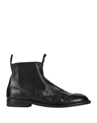 Moma Man Ankle Boots Black Size 11 Leather