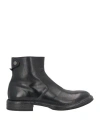 Moma Man Ankle Boots Black Size 9.5 Soft Leather In Black