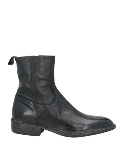 Moma Man Ankle Boots Black Size 13 Soft Leather
