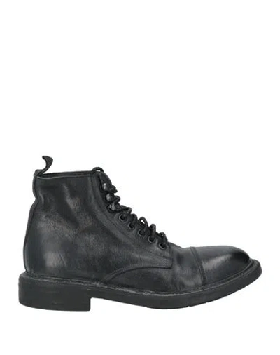 Moma Man Ankle Boots Black Size 6 Leather