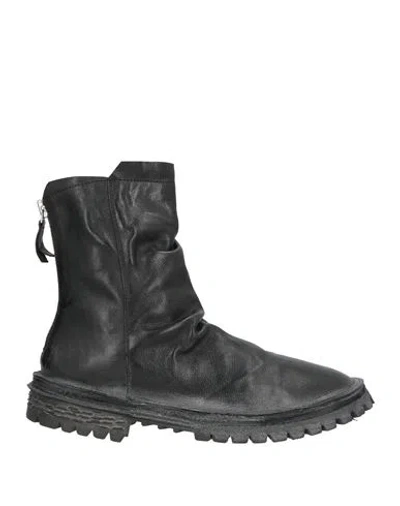 Moma Man Ankle Boots Black Size 8 Leather