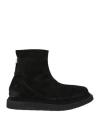 Moma Man Ankle Boots Black Size 8 Leather