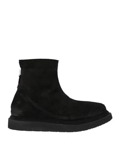 Moma Man Ankle Boots Black Size 8 Leather In Black