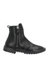 Moma Man Ankle Boots Black Size 9 Calfskin In Black