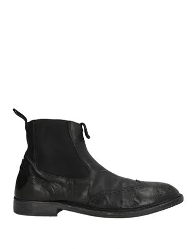 Moma Man Ankle Boots Black Size 9 Calfskin